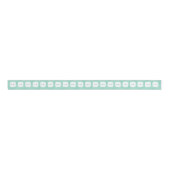 Eenvoudig en Chic Mint Green Girly Monogram Grosgrain Lint (Voorkant)