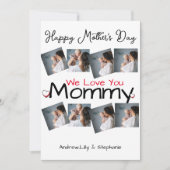 Eenvoudig en chic | Moederdag Cadeaubon Foto Colla Feestdagenkaart (Voorkant)