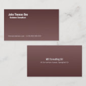 Eenvoudig en eenvoudig professioneel Visitekaartje (Voorkant / Achterkant)