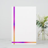 Eenvoudig en elegant briefpapier (Staand voorkant)