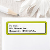 Eenvoudig en elegant etiket (Insitu)