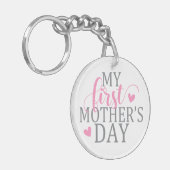 Eenvoudig en elegant mijn eerste Moederdag | Sleut Sleutelhanger (Voorkant Links)