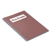 Eenvoudig en elegant notitieboek (Rechterzijde)