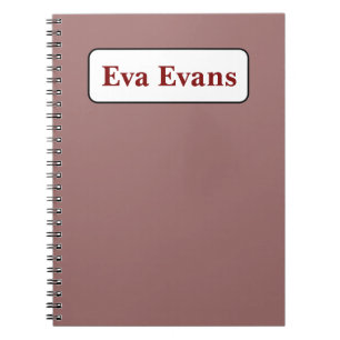 Eenvoudig en elegant notitieboek