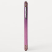 Eenvoudig en elegant roos en gouddeklaag  Case-Mate iPhone case (Achterkant/links)