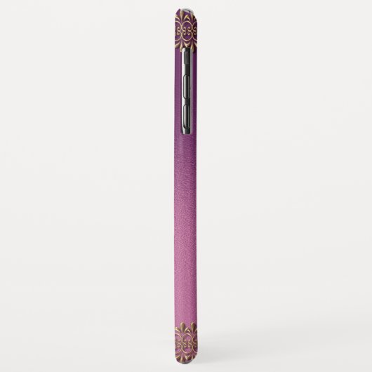 Eenvoudig en elegant roos en gouddeklaag  Case-Mate iPhone case (Achterkant/links)