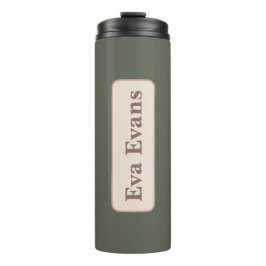 Eenvoudig en elegant thermosbeker