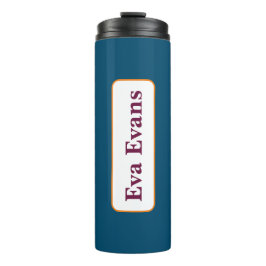 Eenvoudig en elegant thermosbeker