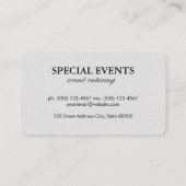 Eenvoudig en Elegant Visitekaartje (Achterkant)