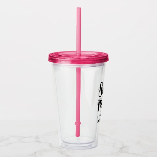Eenvoudig en klaar om scheidingspartnerschap te co acryl drinkbeker (Rechts)