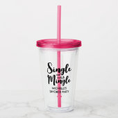 Eenvoudig en klaar om scheidingspartnerschap te co acryl drinkbeker (Voorkant)