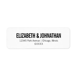 Eenvoudig en minimaal label voor Typografie Wedden