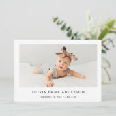 Eenvoudig en minimalistisch 2 de Aankondiging van  (Staand voorkant)