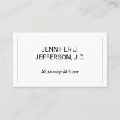 Eenvoudig en minimalistisch Visitekaartje van proc (Voorkant)