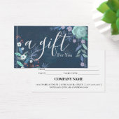 Eenvoudig en modern bedrijfscadeaubon visitekaartje (Bureau)