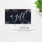 Eenvoudig en modern bedrijfscadeaubon visitekaartje (Bureau)