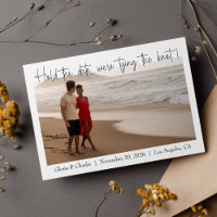 Eenvoudig en modern Houd de datum foto