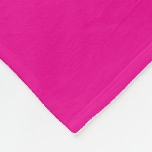 Eenvoudig en modern monogram Initiaal | Roze en wi Fleece Deken (Hoek)