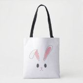 Eenvoudig en Schattige Easter Bunny Rabbit | Tote Draagtas (Voorkant)
