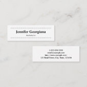 Eenvoudig en schoon esthetisch Visitekaartje (Voorkant / Achterkant)