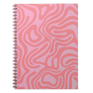 Eenvoudig en stijlvol ontwerp Abstract spiral carn Notitieboek