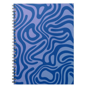 Eenvoudig en stijlvol ontwerp Abstract spiral carn Notitieboek