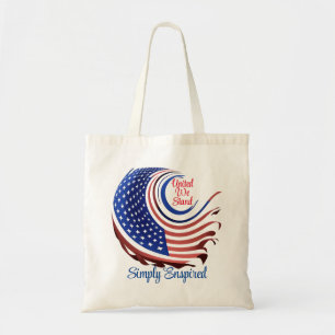 Eenvoudig Enspirated United We Stand MS Patriot Tote Bag