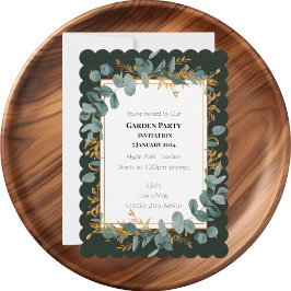 Eenvoudig Eucalyptus Greenery Wedding Kaart