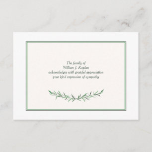 Eenvoudig expressienomp Hartelijk dank Bedankkaart