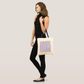 eenvoudig fietspatroon tote bag (Voorkant (model))