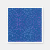 Eenvoudig Flutter Blue Servet (Voorkant)