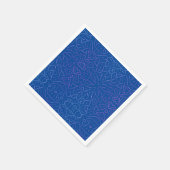 Eenvoudig Flutter Blue Servet (Hoek)