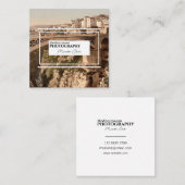 Eenvoudig  fotografie Visitekaartje (Voorkant / Achterkant)