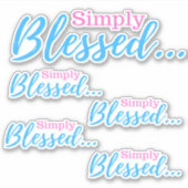 Eenvoudig geblesseerd sticker (Voorkant)