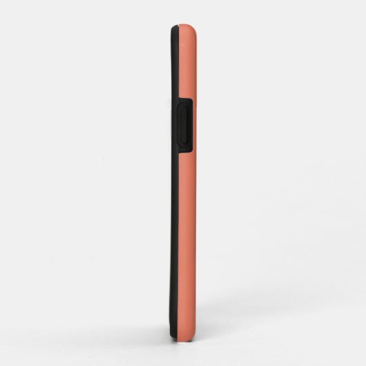 Eenvoudig gebold Initiaal Monogram koraalroze Case-Mate iPhone Case (Achterkant/rechts)