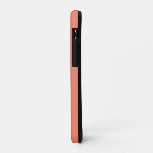 Eenvoudig gebold Initiaal Monogram koraalroze Case-Mate iPhone Case (Achterkant/links)