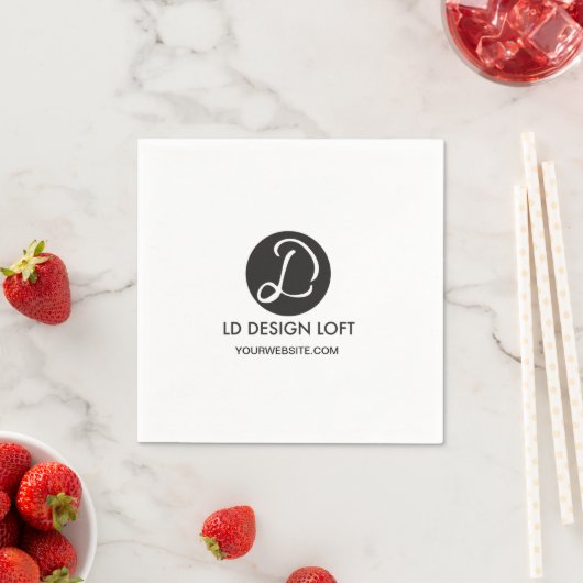 Eenvoudig gebruik van uw logo en website servetten (Insitu)