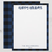 Eenvoudig gefingeerde feestdagen bij de douane briefhoofd (Voorkant / Achterkant)