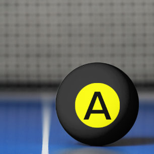 Eenvoudig gele, vaste kleur pingpongballen