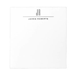 Eenvoudig gemoderniseerd professioneel persoonlijk notitieblok