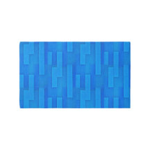 Eenvoudig geometrisch patroon en tinten blauw