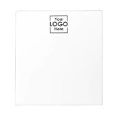 Eenvoudig gepersonaliseerd bedrijf Logo Custom Bra Notitieblok (Voorkant)