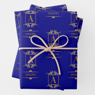 Eenvoudig, gepersonaliseerd, en één-van-een-soort inpakpapier vel