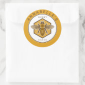 Eenvoudig gepersonaliseerd honing label (Tas)