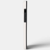 Eenvoudig gepersonaliseerd wit Case-Mate iPhone case (Achterkant / Links)