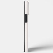 Eenvoudig gepersonaliseerd wit Case-Mate iPhone case (Achterkant / Rechts)