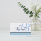 Eenvoudig geslaagd visitekaartje (Staand voorkant)