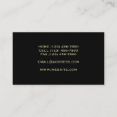 Eenvoudig geslaagd visitekaartje (Achterkant)