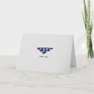 Eenvoudig gevouwen Amerikaanse vlag veteranen ontw Kaart