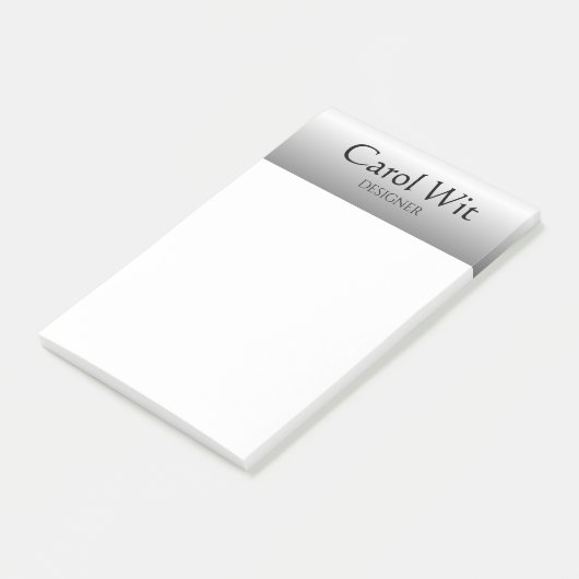 Eenvoudig glanzend post-it® notes (Schuin)